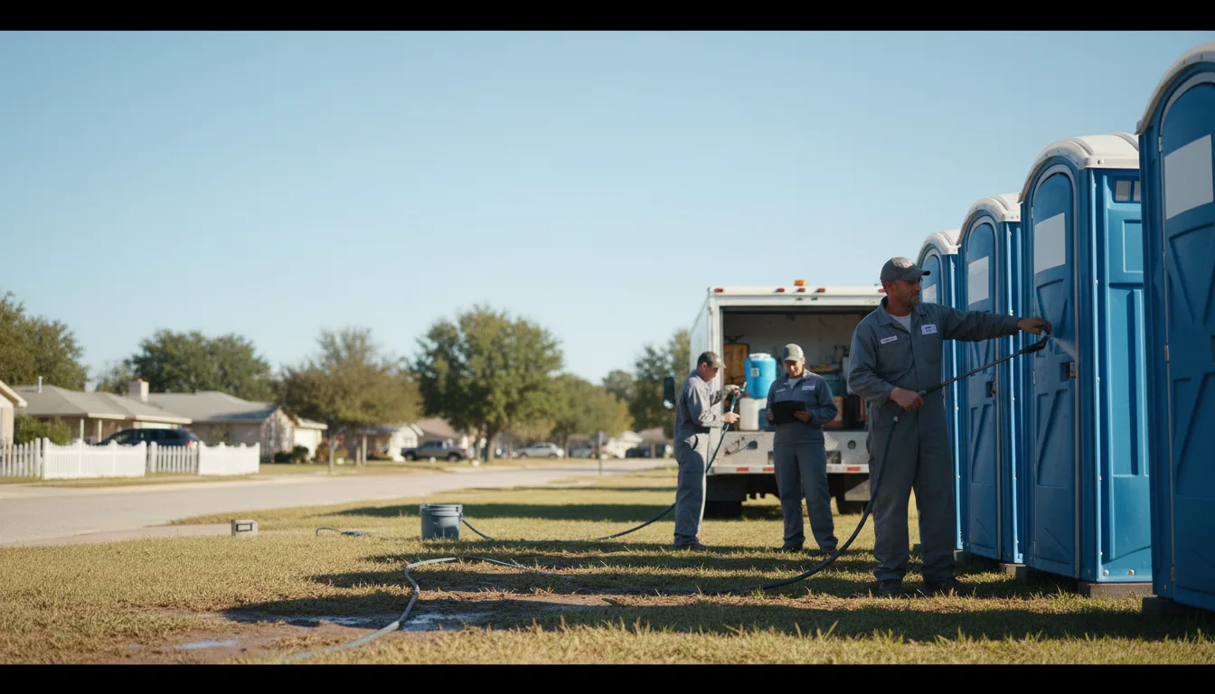 Long-Term Portable Toilet Rental in Pesotum, IL near me